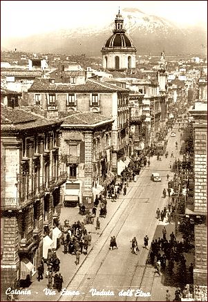 Catania a principios del siglo XX
