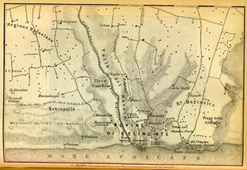 Mapa de Selinunte