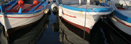 Barcas del puerto de Ustica