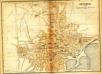 Mapa de Catania