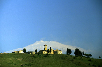 Vista del Etna. Vacaciones en Sicilia Vista del Etna. Vacaciones en Sicilia