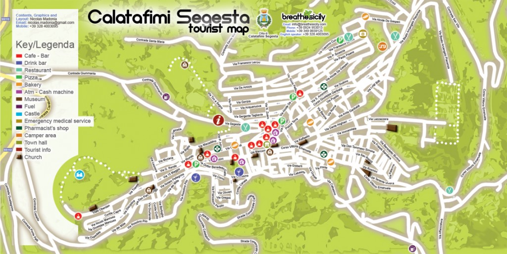 Mapa de Calatafimi Segesta-