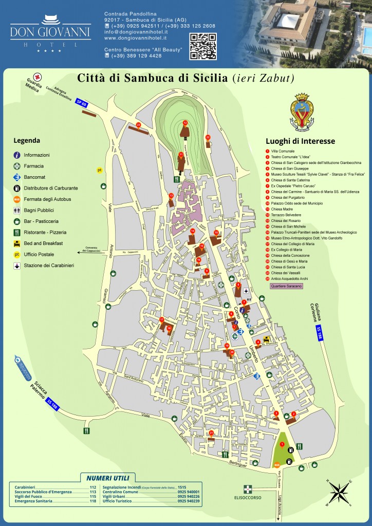 Mapa de Sambuca di Sicilia