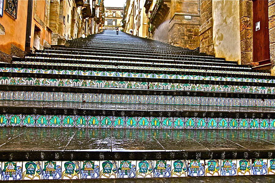 Escalera de cerámicas de Caltagirone