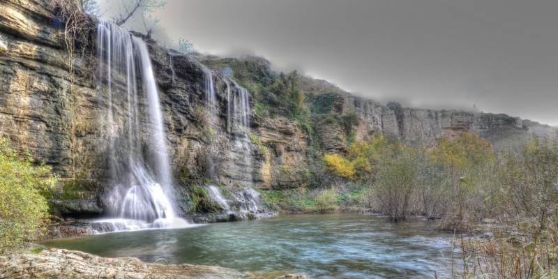 Cascada delle due Rocche a las afueras de Corleone