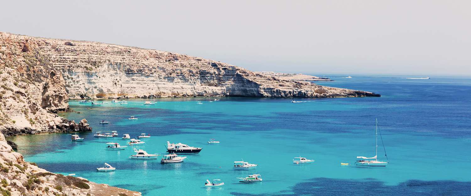 Lampedusa y sus playas