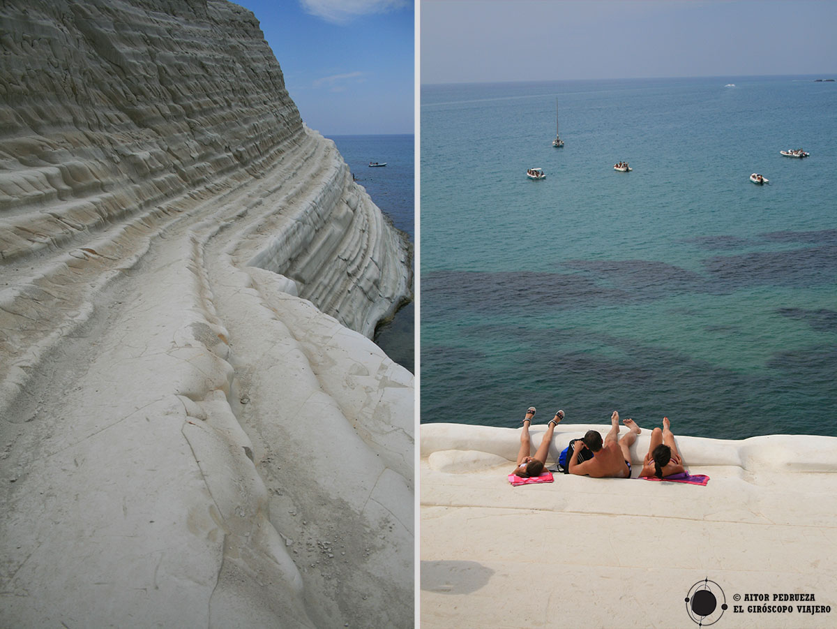 Vista de la playa de Scala dei Turchi