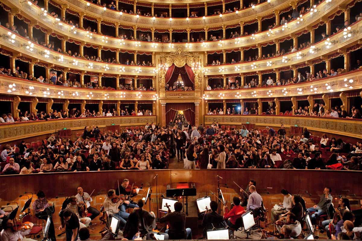 Interior del Teatro Massimo de Palermo